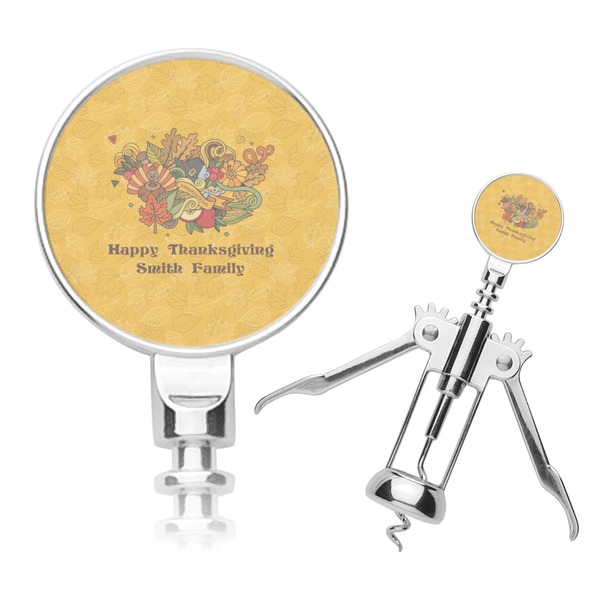 Custom Happy Thanksgiving Corkscrew (Personalized)
