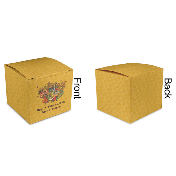 Happy Thanksgiving Cubic Gift Box - Approval