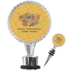 Happy Thanksgiving Wine Bottle Stopper (Personalized)