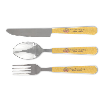 Happy Thanksgiving Cutlery Set (Personalized)