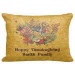 Happy Thanksgiving Decorative Baby Pillowcase - 16"x12" (Personalized)
