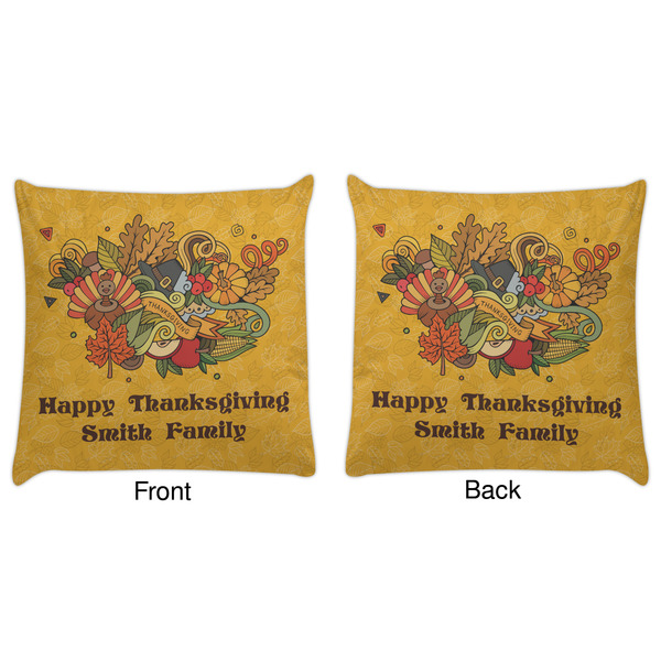 Happy Thanksgiving Decorative Pillow Case - Approval