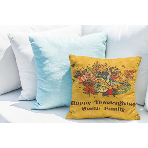 Happy Thanksgiving Decorative Pillow Case - LIFESTYLE 2