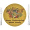 Happy Thanksgiving 10" Glass Lunch / Dinner Plates - Single or Set (Personalized)
