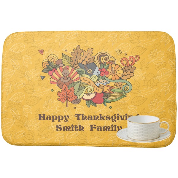 Happy Thanksgiving Dish Drying Mat