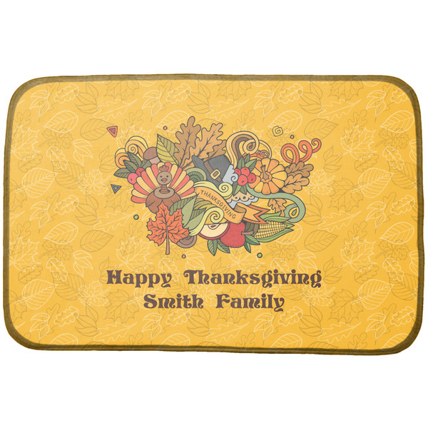 Custom Happy Thanksgiving Dish Drying Mat (Personalized)