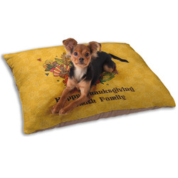 Happy Thanksgiving Dog Bed - Small w/ Name or Text