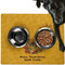 Happy Thanksgiving Dog Food Mat - Large LIFESTYLE