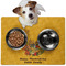 Happy Thanksgiving Dog Food Mat - Medium w/ Name or Text