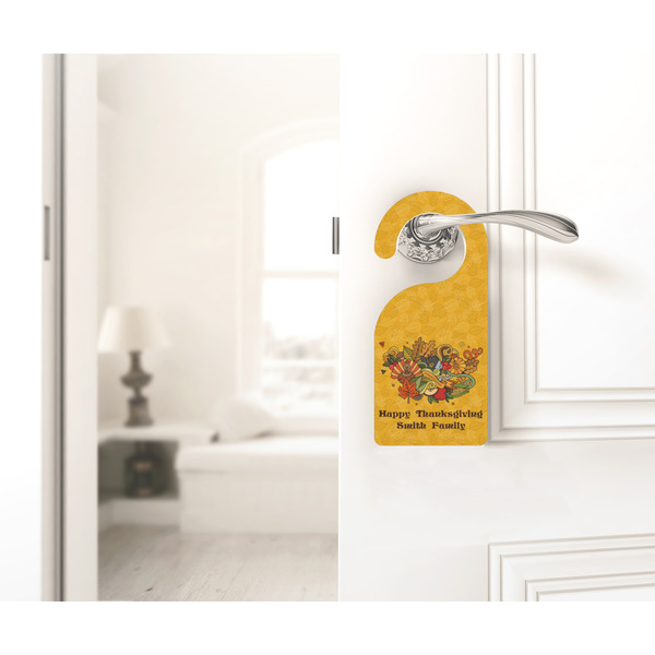 Happy Thanksgiving Door Hanger - LIFESTYLE
