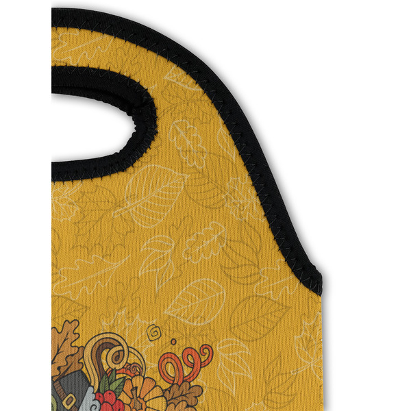 Happy Thanksgiving Double Wine Tote - Detail 1 (new)