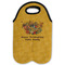 Happy Thanksgiving Double Wine Tote - Flat (new)