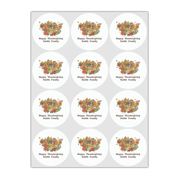 Happy Thanksgiving Drink Topper - Small - Set of 12