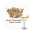 Happy Thanksgiving Drink Topper - XLarge - Single with Drink