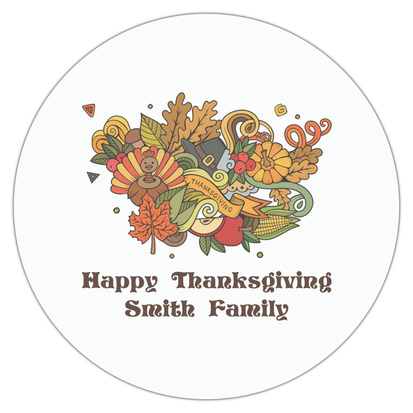 Happy Thanksgiving Drink Topper - XLarge - Single