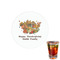Happy Thanksgiving Printed Drink Topper - 1.5" (Personalized)