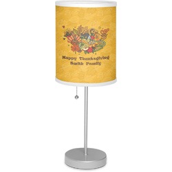 Happy Thanksgiving Lamp with Drum Shade (Personalized)