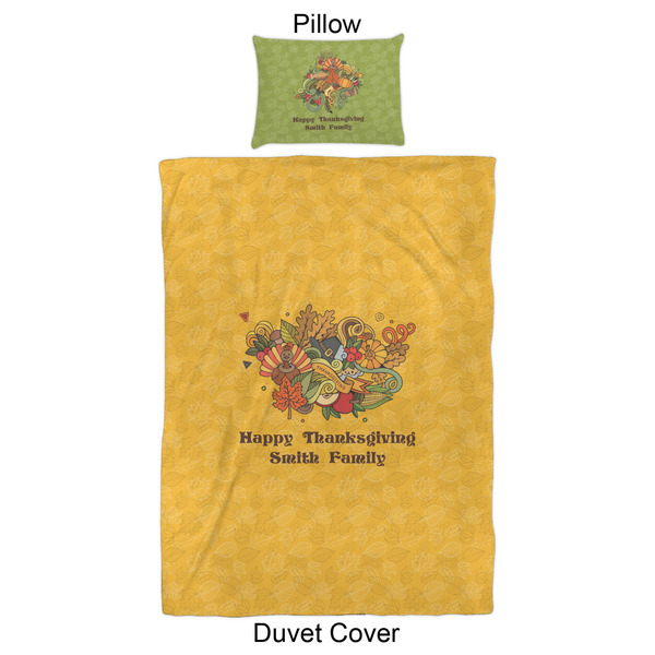 Happy Thanksgiving Duvet Cover Set - Twin XL - Approval