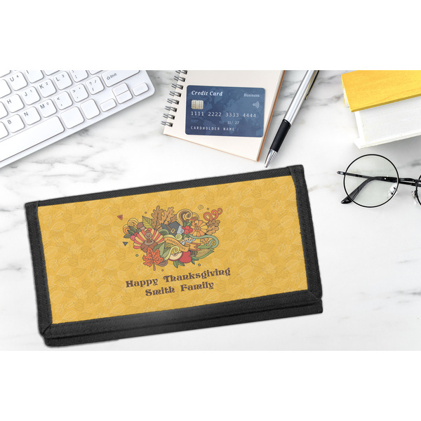 Happy Thanksgiving DyeTrans Checkbook Cover - LIFESTYLE