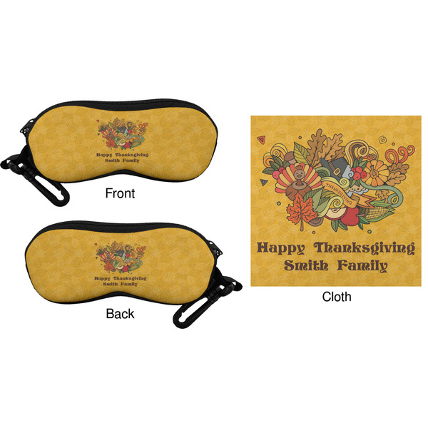 Happy Thanksgiving Eyeglass Case & Cloth (Approval)