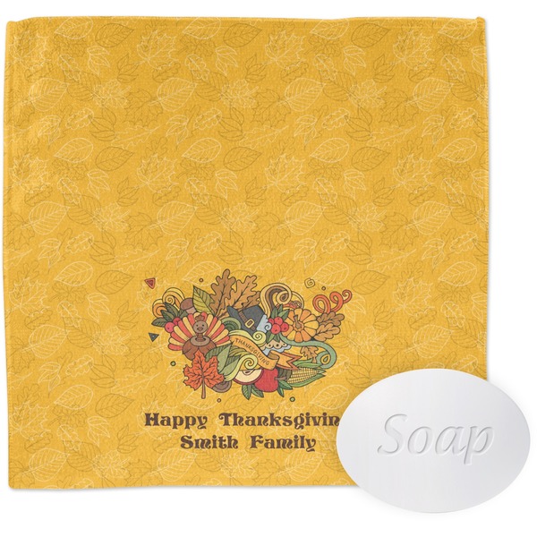 Custom Happy Thanksgiving Washcloth (Personalized)