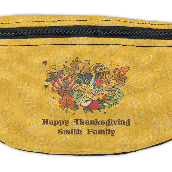 Happy Thanksgiving Fanny Pack - Closeup