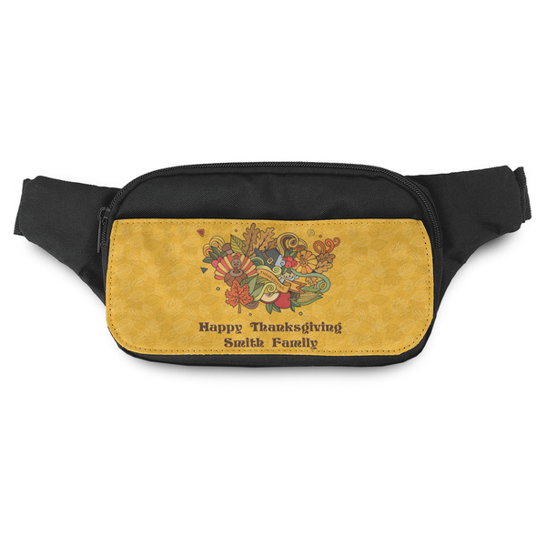 Custom Happy Thanksgiving Fanny Pack - Modern Style (Personalized)