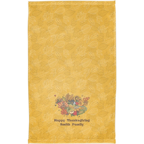 Happy Thanksgiving Finger Tip Towel - Full View