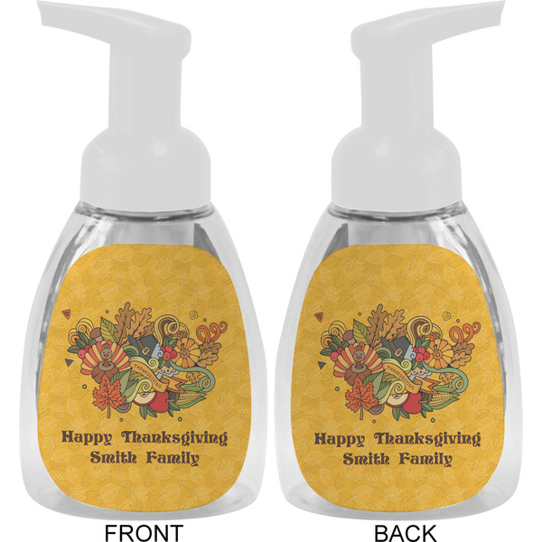 Happy Thanksgiving Foam Soap Bottle Approval - White