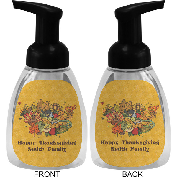 Happy Thanksgiving Foam Soap Bottle (Front & Back)
