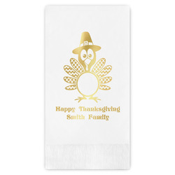 Happy Thanksgiving Guest Napkins - Foil Stamped (Personalized)