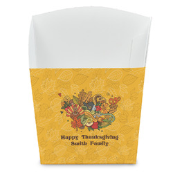 Happy Thanksgiving French Fry Favor Boxes (Personalized)