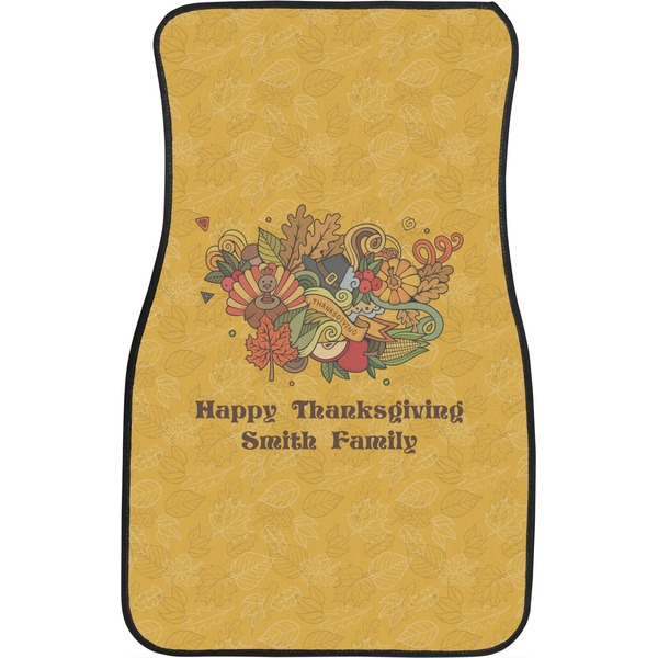 Happy Thanksgiving Front Seat Car Mat