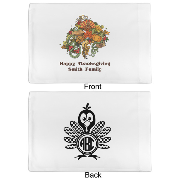 Happy Thanksgiving Full Pillow Case - APPROVAL (partial print)