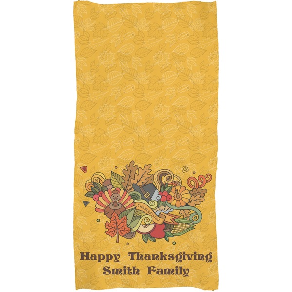 Happy Thanksgiving Full Sized Bath Towel - Apvl
