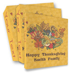 Happy Thanksgiving 3 Ring Binder - Full Wrap (Personalized)