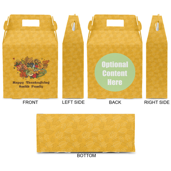 Happy Thanksgiving Gable Favor Box - Approval