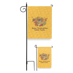 Happy Thanksgiving Garden Flag (Personalized)