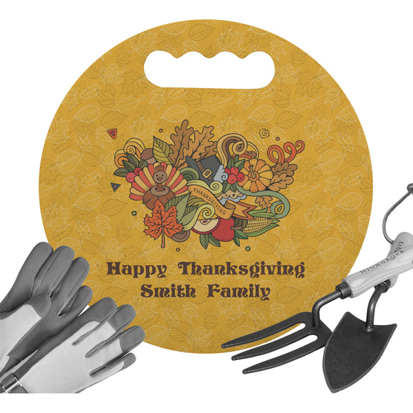 Custom Happy Thanksgiving Gardening Knee Cushion (Personalized)