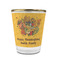Happy Thanksgiving Glass Shot Glass - 1.5 oz - with Gold Rim - Single (Personalized)