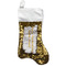 Happy Thanksgiving Gold Sequin Stocking - Front
