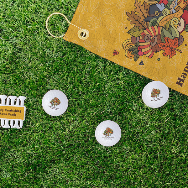 Happy Thanksgiving Golf Balls - Generic - Set of 3 - LIFESTYLE