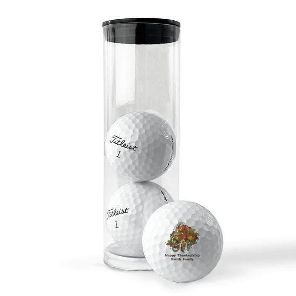 Happy Thanksgiving Golf Balls - Titleist - Set of 3 - PACKAGING
