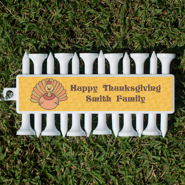 Custom Happy Thanksgiving Golf Tees & Ball Markers Set (Personalized)