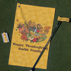 Happy Thanksgiving Golf Towel Gift Set (Personalized)