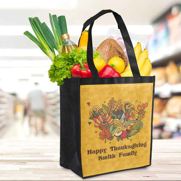 Happy Thanksgiving Grocery Bag - LIFESTYLE