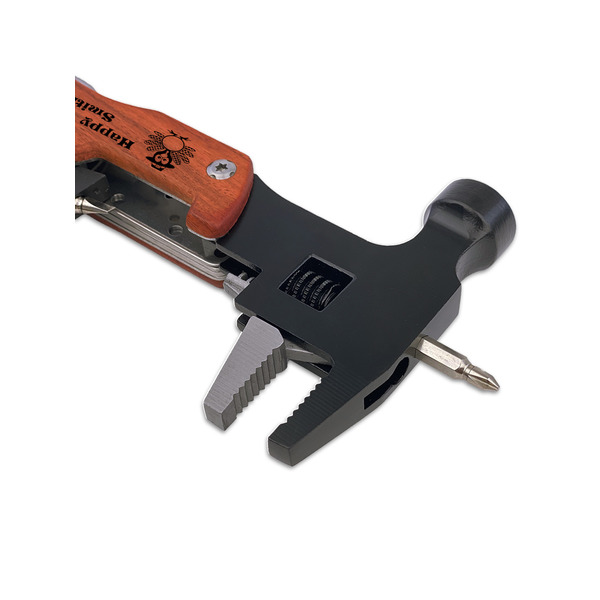 Happy Thanksgiving Hammer Multi-tool - DETAIL BACK (hammer head with screw)
