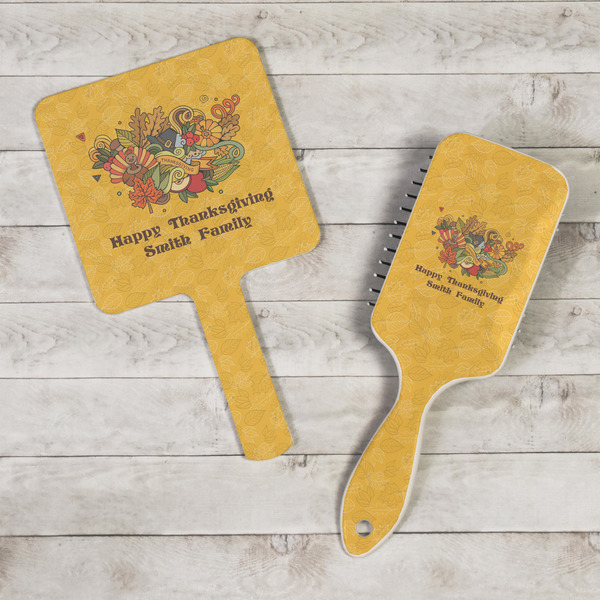 Happy Thanksgiving Hand Mirrors - In Context