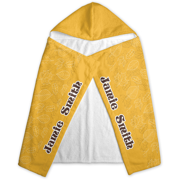 Happy Thanksgiving Hooded Towel - Folded