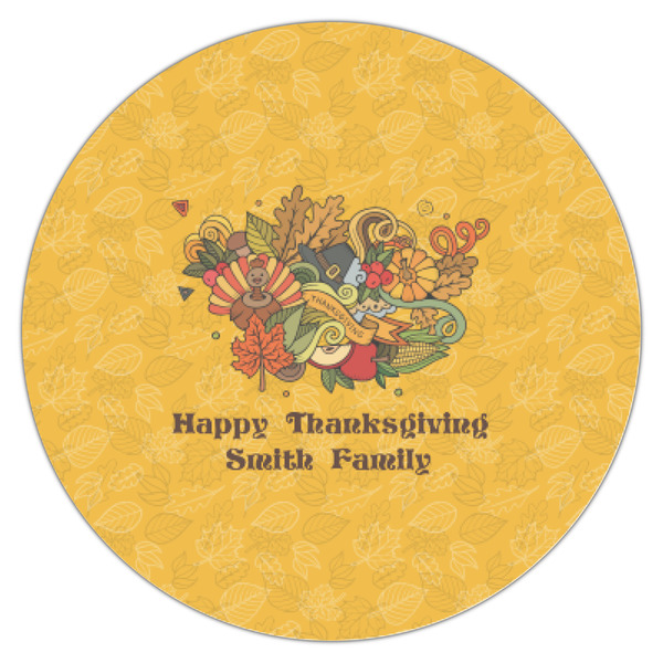 Happy Thanksgiving Icing Circle - XSmall - Single